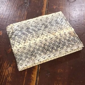 Vintage Snake Skin Mens Wallet - Never Used